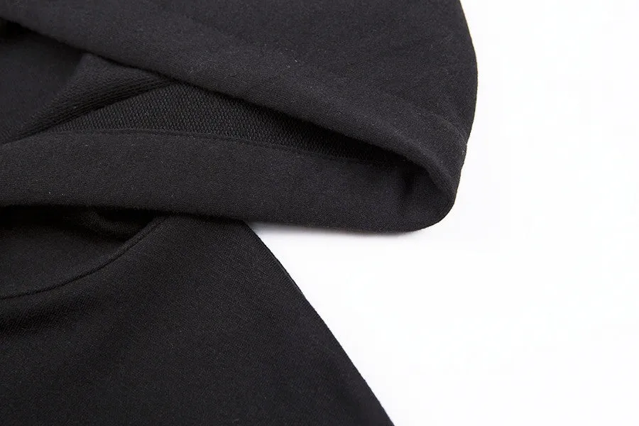 Women's Autumn/Winter Zippered Hooded Loose Sweatshirt