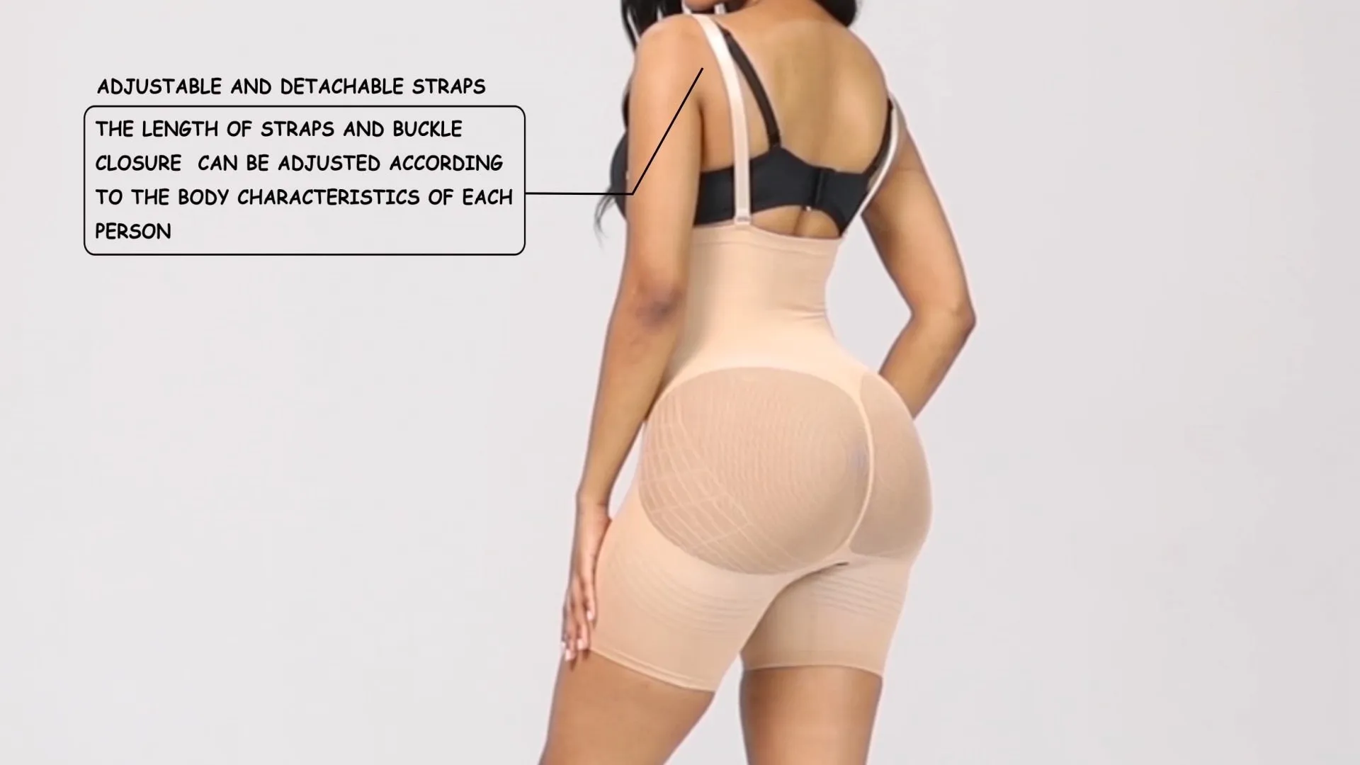 Women's  Slimming Full Body Shaper Rear Lifter Tummy Control Pants Seamless Women Underwear Bodysuits