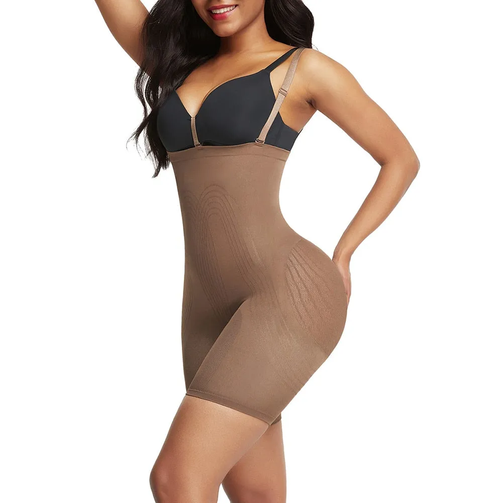 Women's  Slimming Full Body Shaper Rear Lifter Tummy Control Pants Seamless Women Underwear Bodysuits