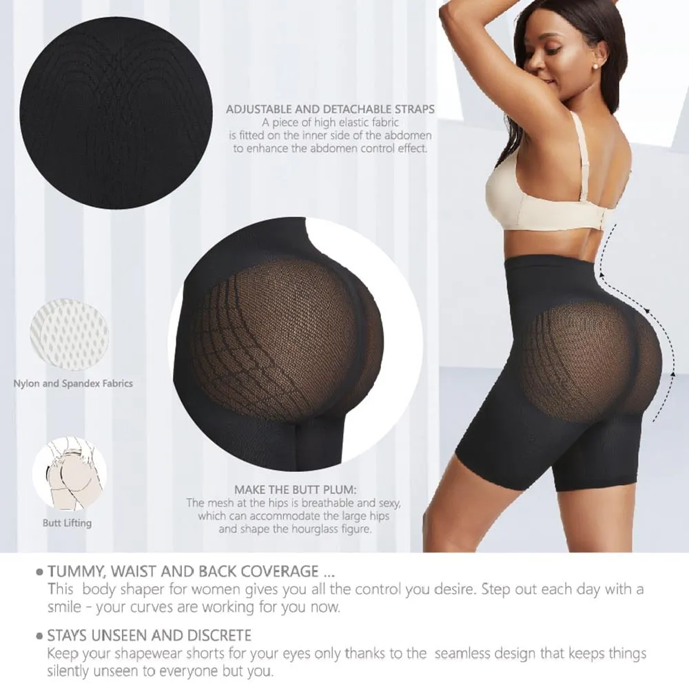 Women's  Slimming Full Body Shaper Rear Lifter Tummy Control Pants Seamless Women Underwear Bodysuits